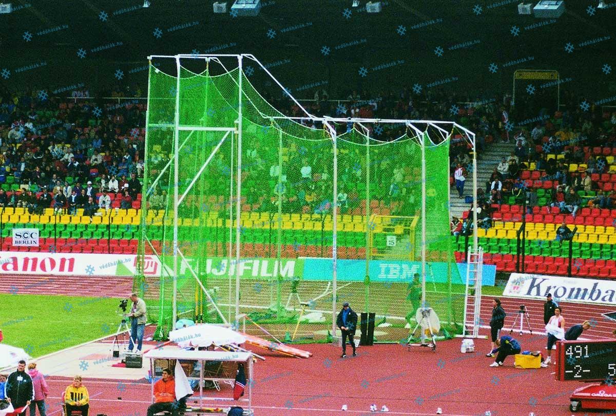 Kalapácsvető / diszkoszvető háló